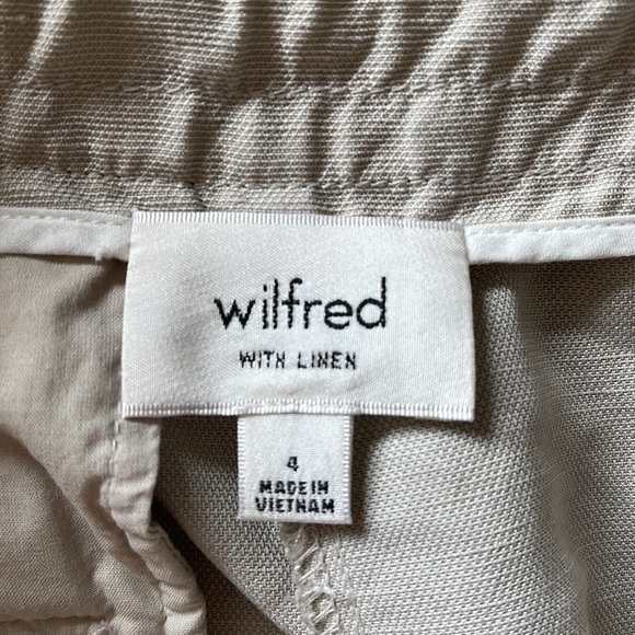 Aritzia Wilfred linen-blend cropped pants - Picture 7 of 10